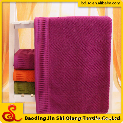 Wholesale Stock Lot 100% Cotton Solid Color Cheap Bath Towel Sets